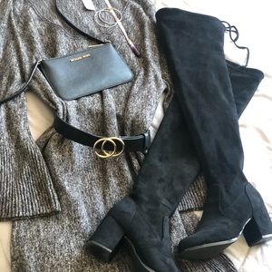 Trendy long sleeve, knee length bell dress 💖💖💖